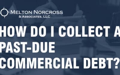 How do I collect a past-due commercial debt?